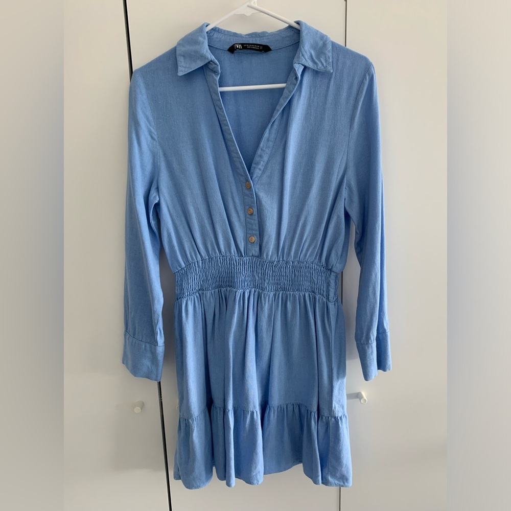 Zara Blue Dress Size XS